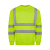 Hi-Vis Yellow Sweatshirt - S