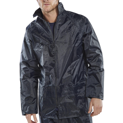 Stormbreak Lightweight Nylon Rain Jacket - Navy / S
