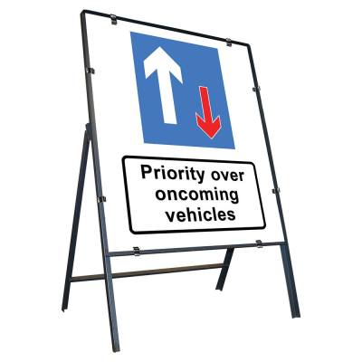 Jazz Sign Complete Clipped - Priority Over Oncoming Vehicles - 800 x 900mm