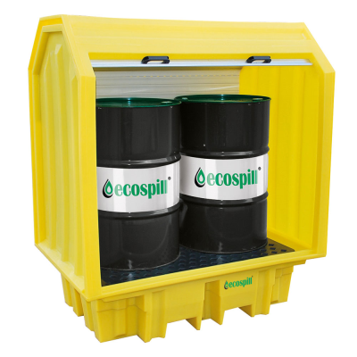 Spill PALLET - 2 Drum All Weather LOCKABLE (P3201510)