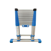 Compactstep L Telescopic Ladder & Stabiliser Bar - 13 Rungs - 3.8 Metres