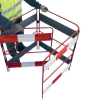 Quazerguard 3-Gate Barrier - Red - 800 x 750mm
