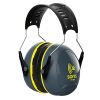 JSP Sonis 2 Adjustable Ear Defenders Dark Grey / Yellow - 31dB SNR