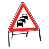 Jazz Triangle Sign Complete Riveted - Queueing Traffic - 600mm