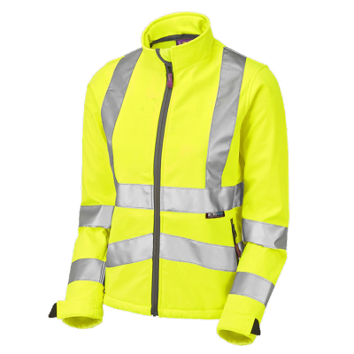 Leo Honeywell Women's EcoViz Hi-Vis Softshell Jacket - Yellow