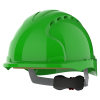 JSP EVO3 Vented Wheel Ratchet Safety Helmet - Green
