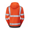 Leo Goodleigh Rail Hi-Vis Hooded Orange Sweatshirt - 6XL