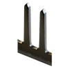 Rake Asphalt Square Tooth WOOD Handle