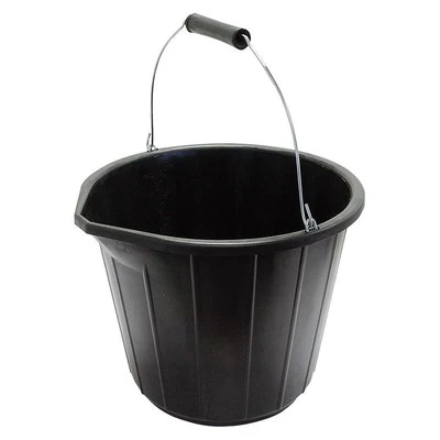 PVC Pouring Bucket - Black - 14 Litre