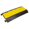 Cable and Hose Protection Ramp Black / Yellow - 3 Channel - 900 x 500 x 70mm