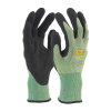 Jafco Eco JFG523 Nitrile Foam Sandy Palm Recycled Safety Gloves - Cut Level E - Small / Size 7