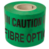 Caution Fibre Optic Cable Below Tape - 150mm x 365 Metres