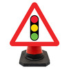 Hangman Triangle Sign Plate - Traffic Light Ahead - 750mm