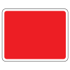 Jazz Sign Plate 300mm Centres - Special White on Red - 600 x 450mm