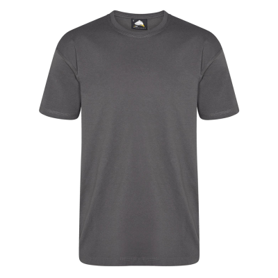 Orn Plover Premium Short Sleeve T-Shirt - Graphite Grey / 3XL