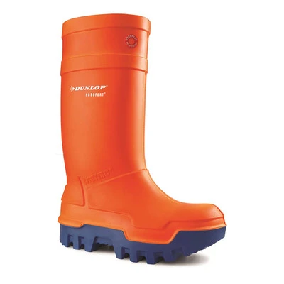 Dunlop Purofort Thermo+ Safety Wellingtons - Orange / Size 5