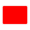 Jazz Sign Plate 300mm Centres - Blank Red - 1050 x 450mm