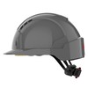 JSP EVOLite Vented Wheel Ratchet Safety Helmet - Grey