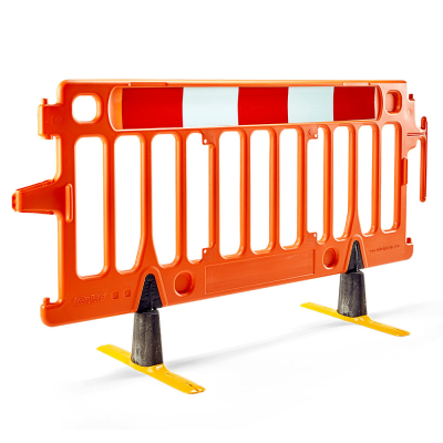 Avalon Barrier with ClearPath Extra Feet - Orange - 2 Metres