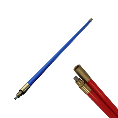 Drain Rod 1m x 25mm NUFLEX (Blue) Lockfast