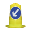 Keep Left Traffic Bollard - 1.17 Metres