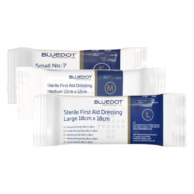 Blue Dot First Aid Dressing Small
