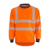 Jafco FlameAwear Rail FR AS Arc 4kA Hi-Vis Orange Sweatshirt - S