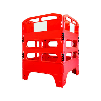 Utility Barrier 4-Gate - Red - 1 Metre