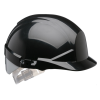Centurion Reflex Vented Slip Ratchet Safety Helmet - Black / Silver