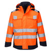 Portwest MV70 Modaflame FR AS Arc Waterproof Hi-Vis Orange/Navy Jacket