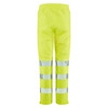 Leo Hannaford Women's 15K Hi-Vis Yellow Waterproof Breathable Overtrousers