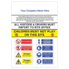 Site Entrance Sign - 900 x 1220mm