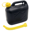 Black Plastic Fuel Container - 5 Litre