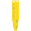 Trench Measuring Stick Yellow 1000 x120mm c/w Increments