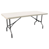 Plastic Foldable Table - 6ft - White