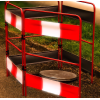 Quazerguard 3-Gate Barrier - Red - 800 x 750mm