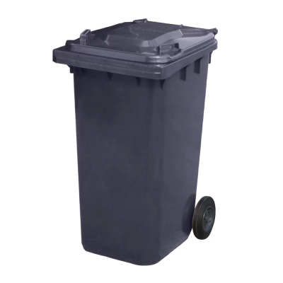 Plastic Black Wheelie Bin - 240 Litre
