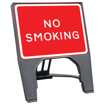 Q-Sign Complete - No Smoking - 600 x 450mm