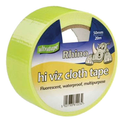 Hi-Vis Cloth Tape - 50mm x 20 Metres