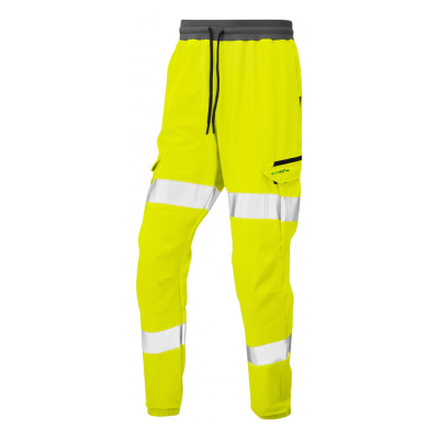 Leo Hawkridge Hi-Vis Yellow Jog Trousers - S