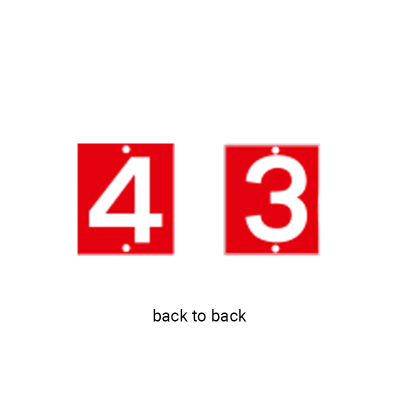 Jazz Cover Plate with Reversible No. 3 and 4