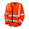 Leo Wrafton Rail Hi-Vis Long Sleeve Orange Superior Waistcoat - 3XL