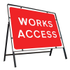 Jazz Sign Complete Clipped - Works Access - 1050 x 750mm