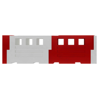 RB2000 Barrier - Red - 2 Metres