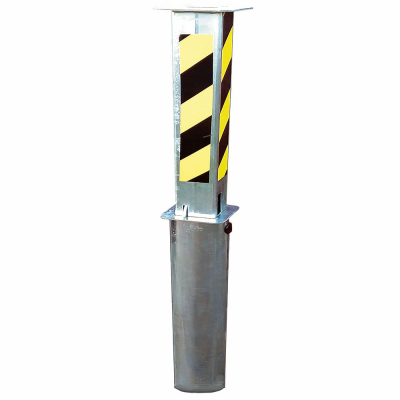 Telescopic Anti-Ram Raid Security Post - 100mm Square