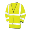 Hi-Vis Long Sleeve Waistcoat - Yellow / S