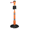 Skipper Cone Orange Post and Base - 1 Metre