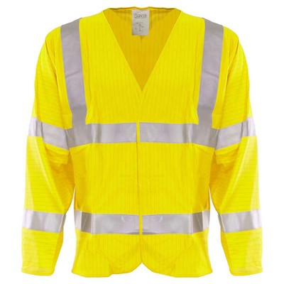 Jafco FR AS Hi-Vis Long Sleeve Waistcoat - Yellow