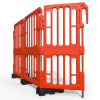 Q-Fence Non-Reflective Panel - Orange - 2 Metres