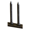 Rake Tarmac Round Tooth METAL Handle (AS311)
